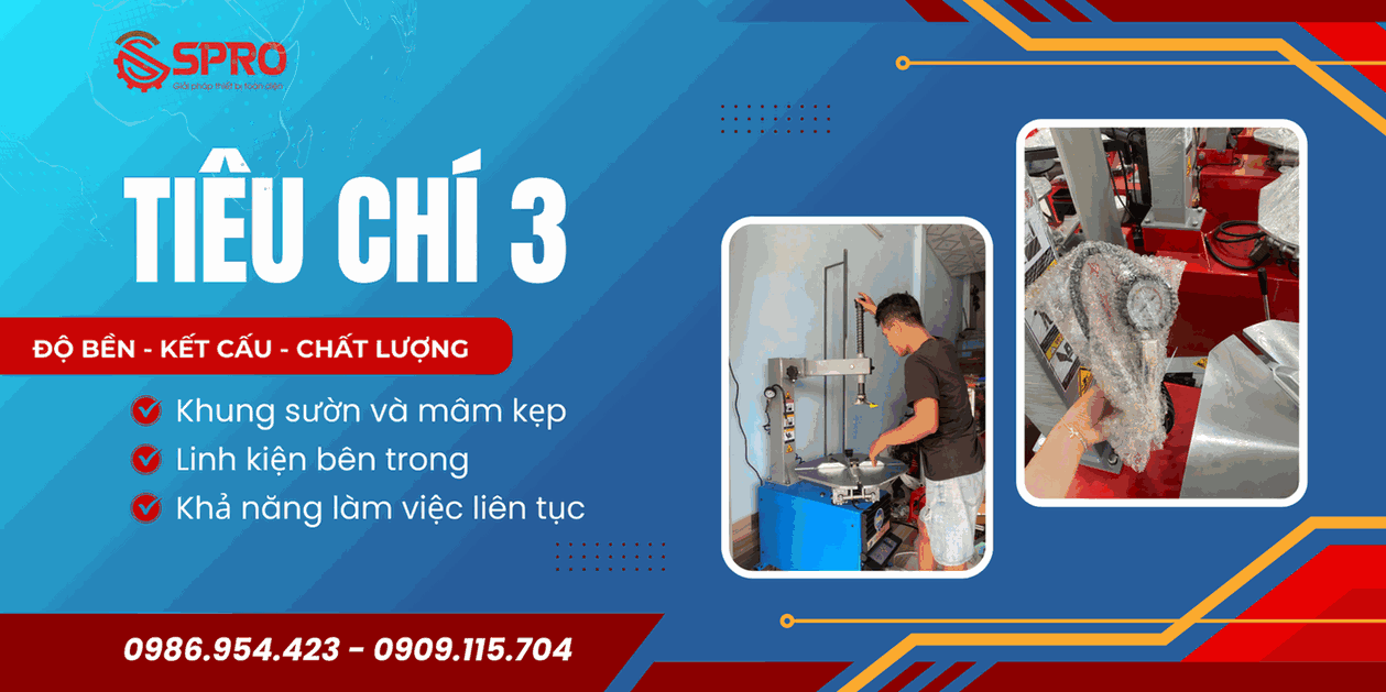 Top 5 tiêu chí chọn mua máy tháo vỏ xe bền – khỏe 6 Tiêu chí lựa chọn máy tháo vỏ xe