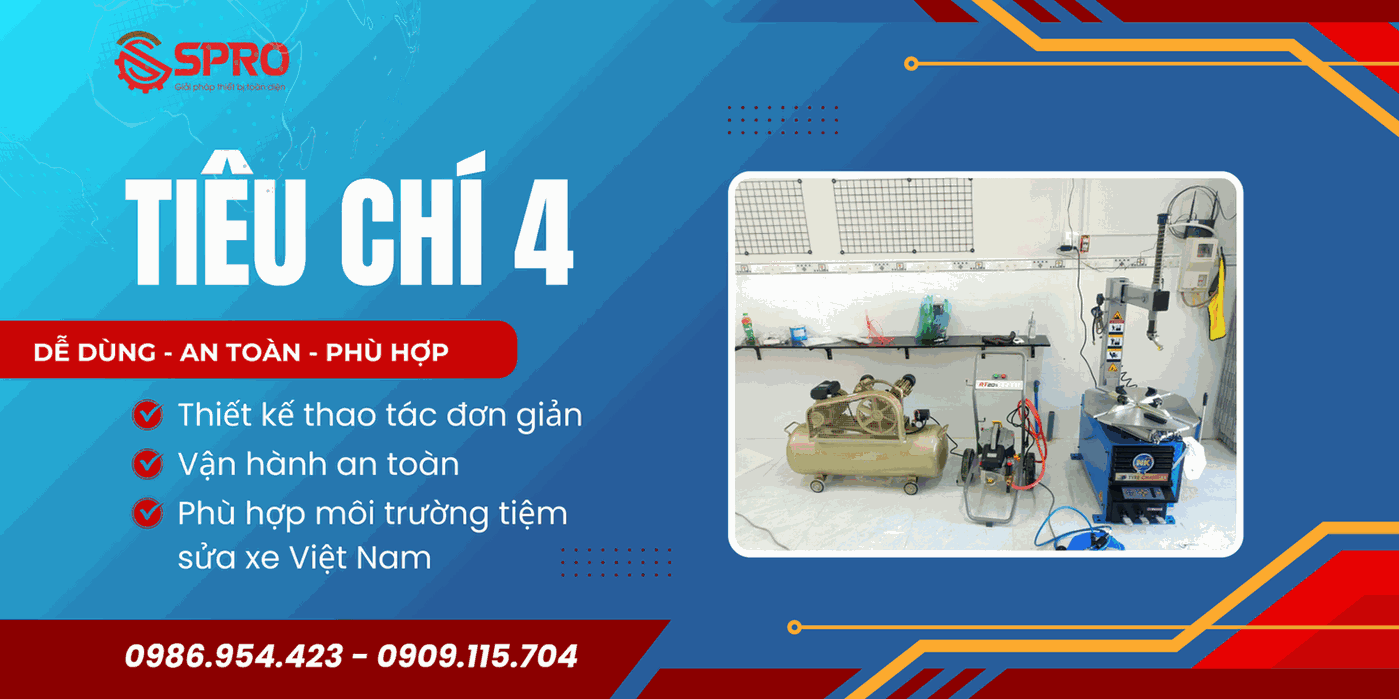 Top 5 tiêu chí chọn mua máy tháo vỏ xe bền – khỏe 7 Tiêu chí lựa chọn máy tháo vỏ xe