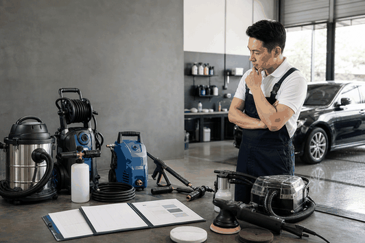 Tại sao cần tham khảo bảng so sánh thiết bị rửa xe trước khi đầu tư?: Đầu tư vào thiết bị chăm sóc xe đòi hỏi nguồn vốn không nhỏ.
