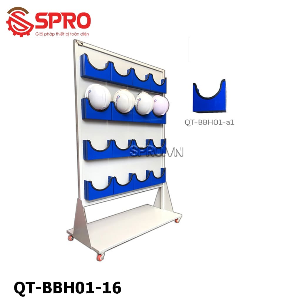 bảng treo nón bảo hộ lao động ally qt-bbh01-16