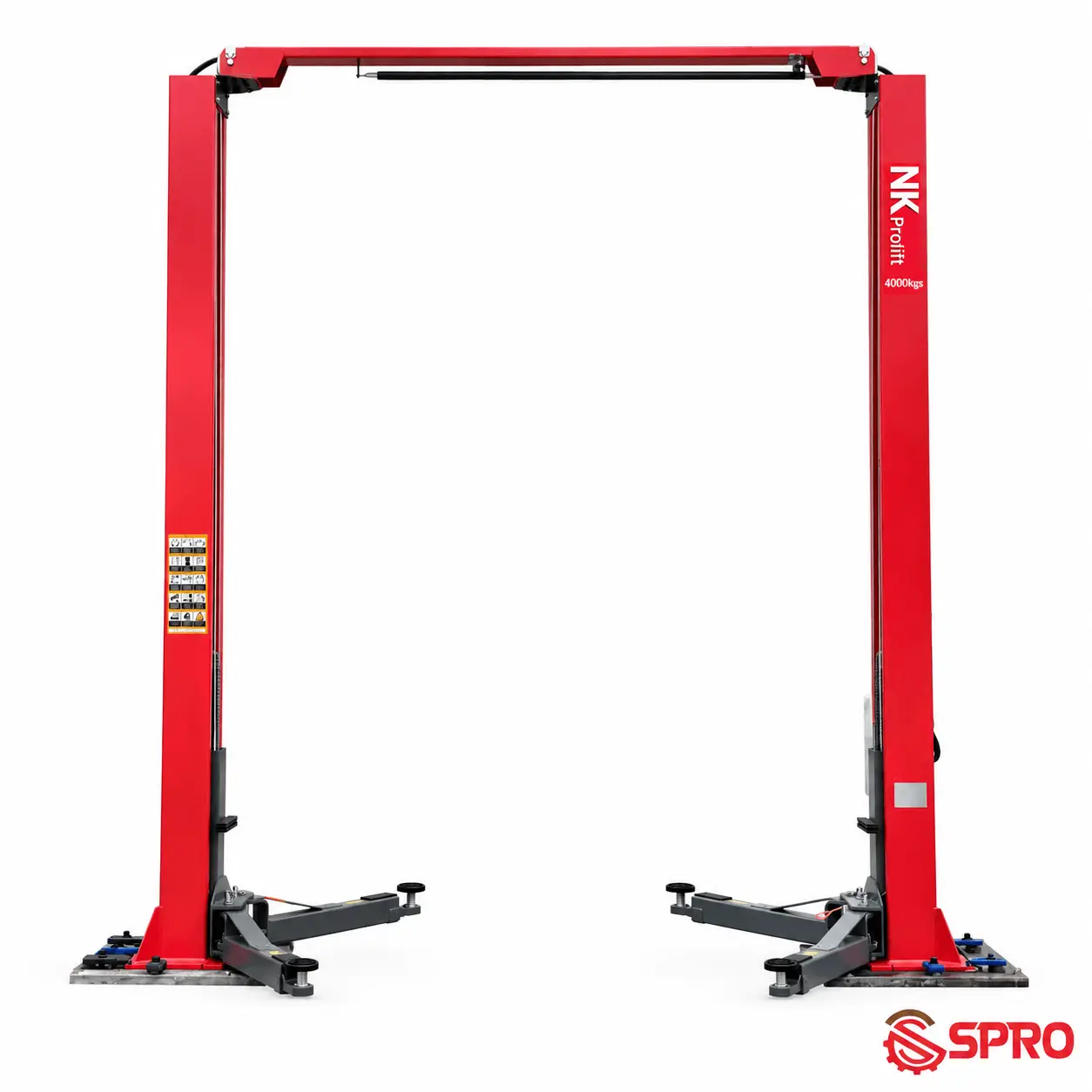 cầu nâng thủy lực 2 trụ giằng trên NK-4.0L
