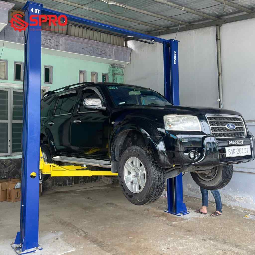 Cầu nâng 2 trụ sửa chữa xe ô tô chất lượng cao 2 cau nang 2 tru sua chua chat luong cao 2