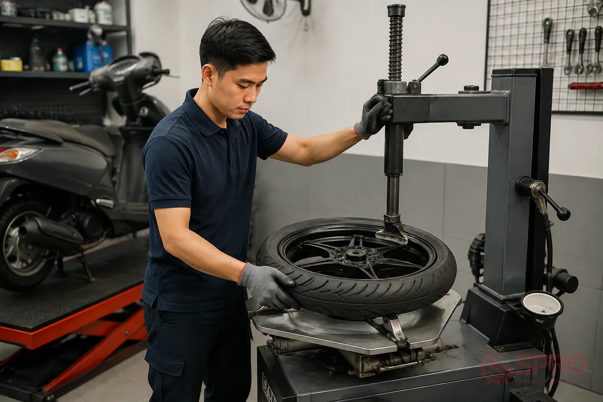 công nghệ máy tháo vỏ xe - Kết luận nhanh: Chọn công nghệ máy ra vỏ xe theo nhu cầu thực tế: 1kW để tối ưu chi phí và diện tích.