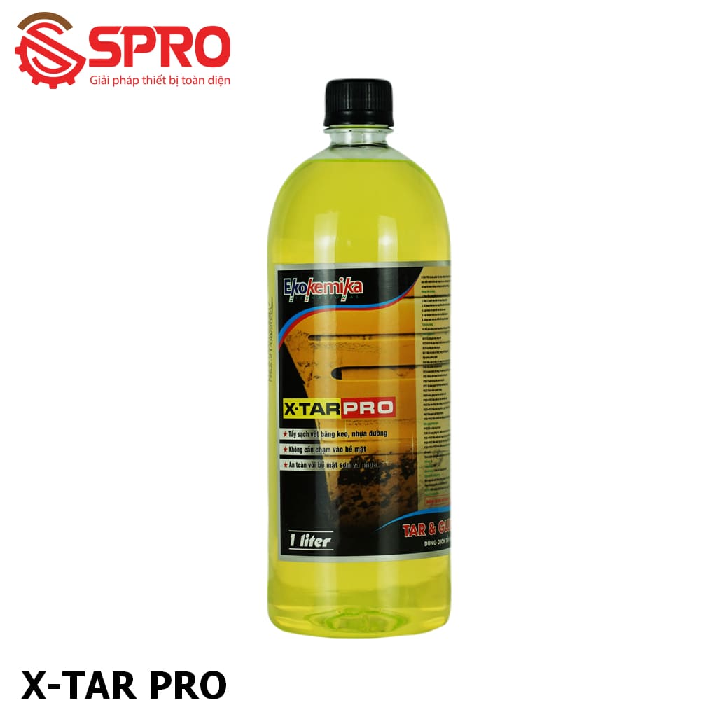dung dịch tẩy băng keo và nhựa đường ekokemika x-tar pro