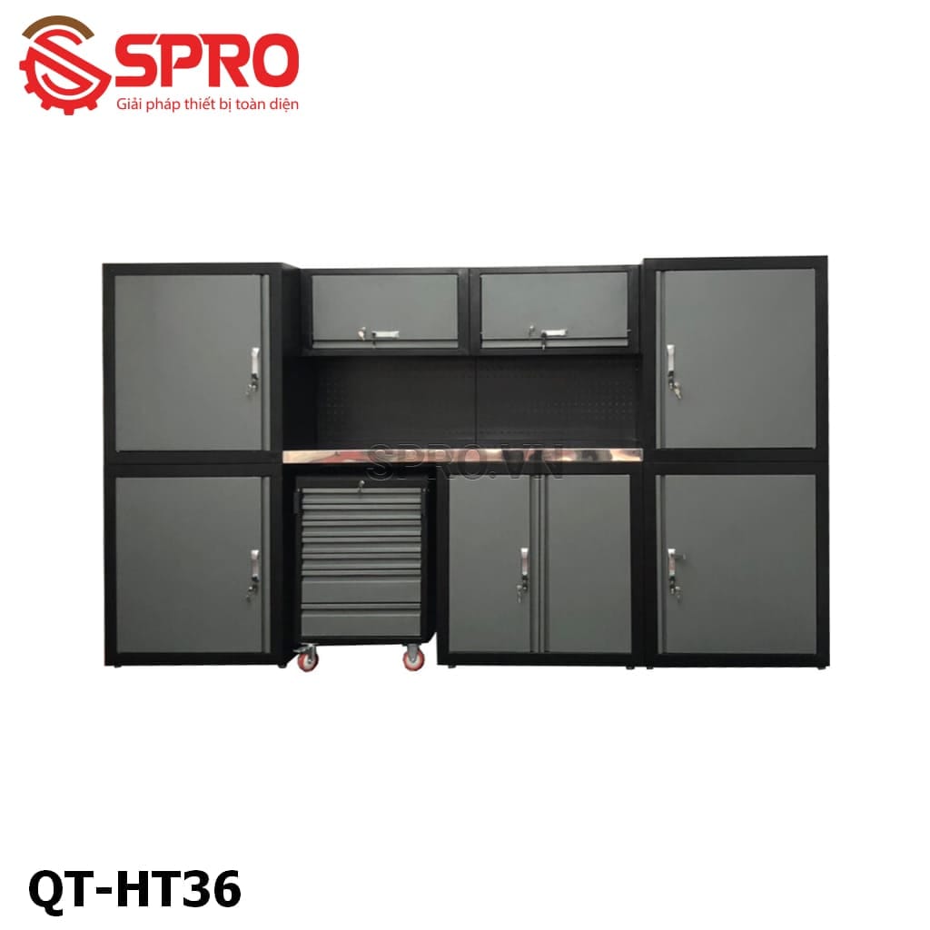 hệ tủ 3.6m garage home ally qt-ht36