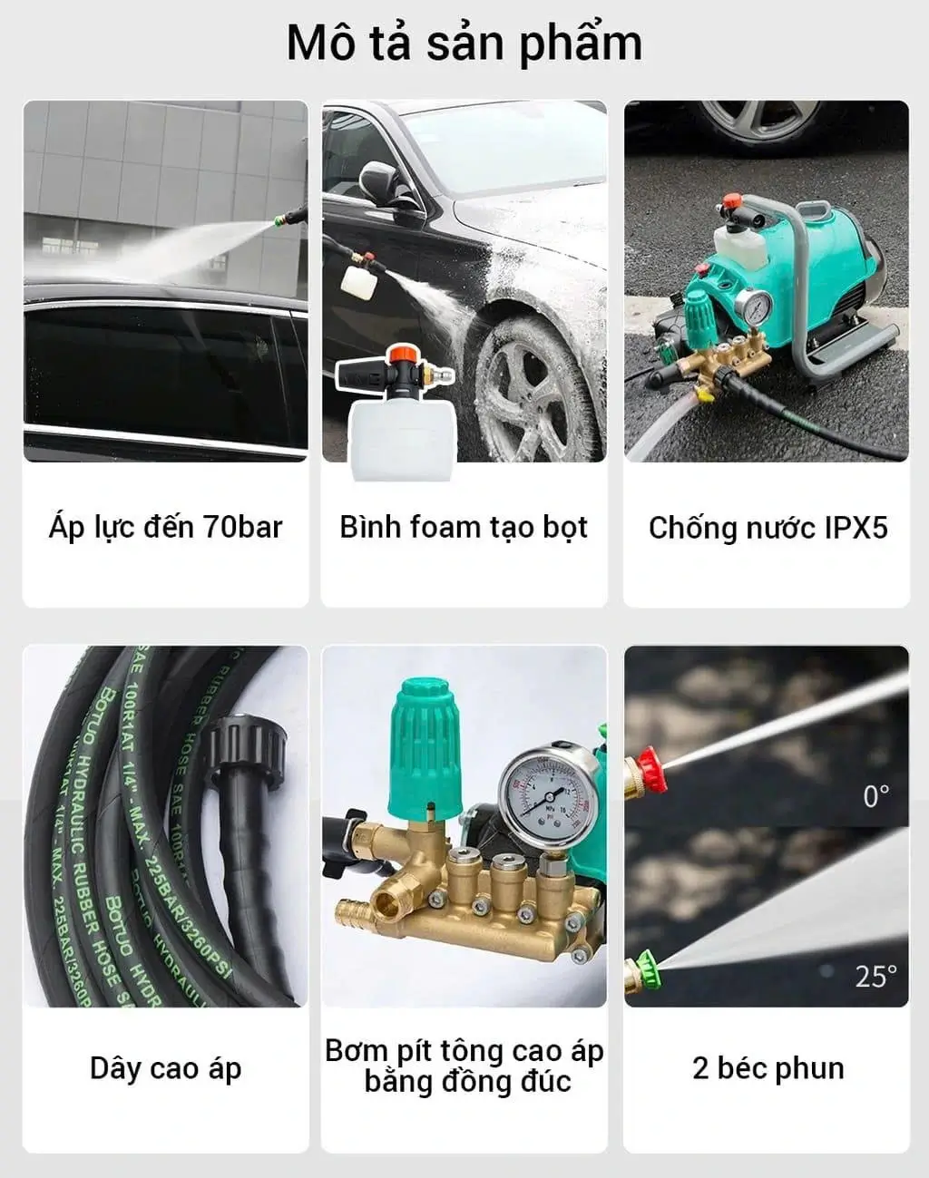 máy rửa xe cao áp Projet FM1207