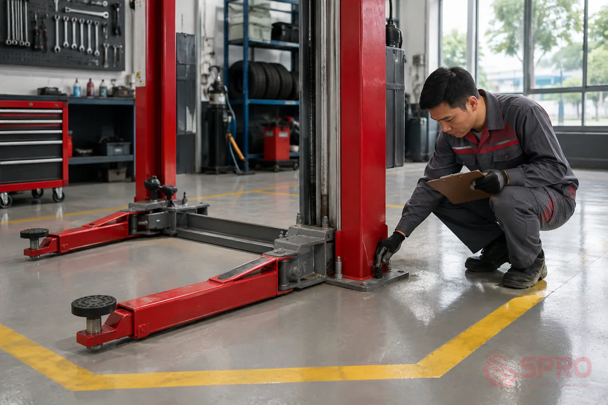 rủi ro lắp đặt cầu nâng ô tô - Bảng tổng hợp nguyên nhân, triệu chứng và hướng xử lý: hình minh họa nội dung chính của bài viết.