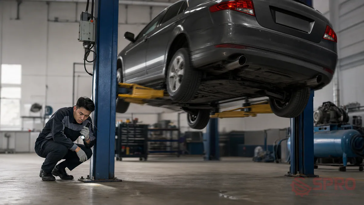 Dấu hiệu nhận biết rủi ro lắp đặt thiết bị garage: Máy nén khí tụt áp nhanh và nóng máy: Hệ thống đường ống dẫn khí nén bị rò rỉ tại các khớp nối, bình tích khí vắng bóng van xả đáy tiêu chuẩn hoặc dây điện cấp nguồn bị sụt áp.