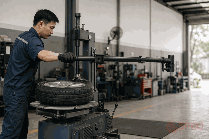 So sánh máy tháo vỏ cơ bản và máy tự động: Lựa chọn nào tối ưu cho tiệm của bạn? 2 so sánh máy tháo vỏ cơ bản và - 3.1. Công dụng và khả năng vận hành: Máy tháo vỏ cơ bản: Thường có thiết kế cần xoay ngang.