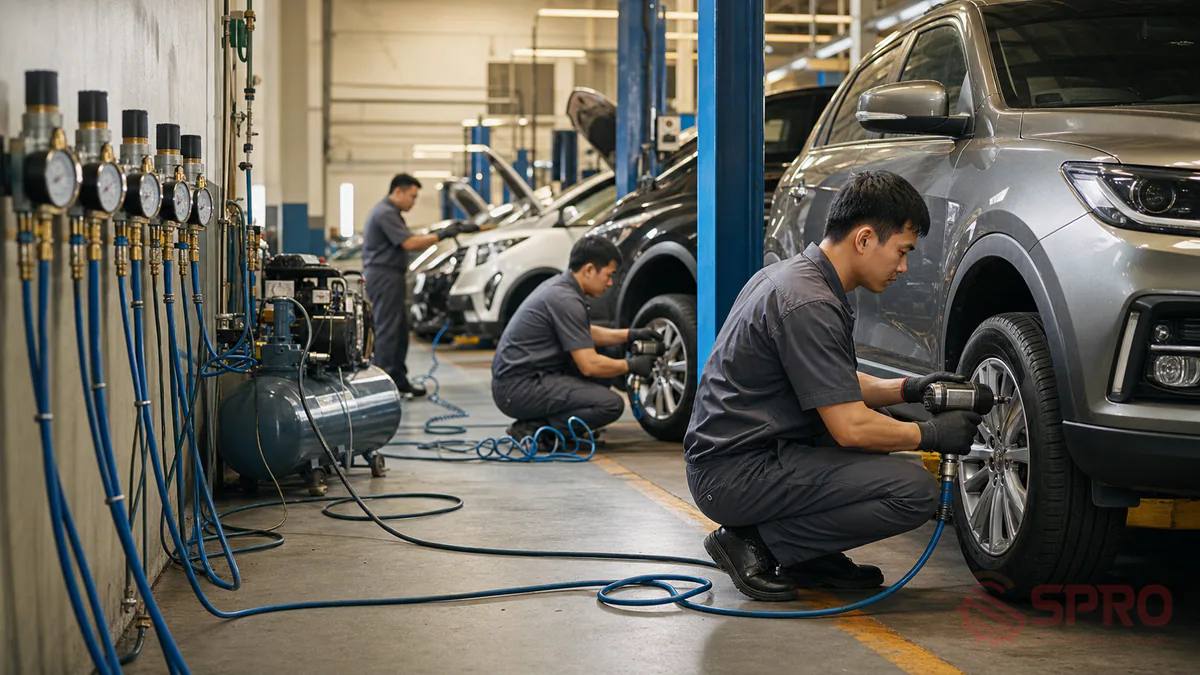 Công thức tính lưu lượng khí nén súng bắn ốc garage chuẩn kỹ thuật: 7 vì các thợ hiếm khi bóp cò cùng một giây.