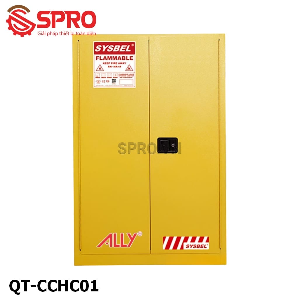 tủ chống cháy đựng hoá chất ally qt-cchc01