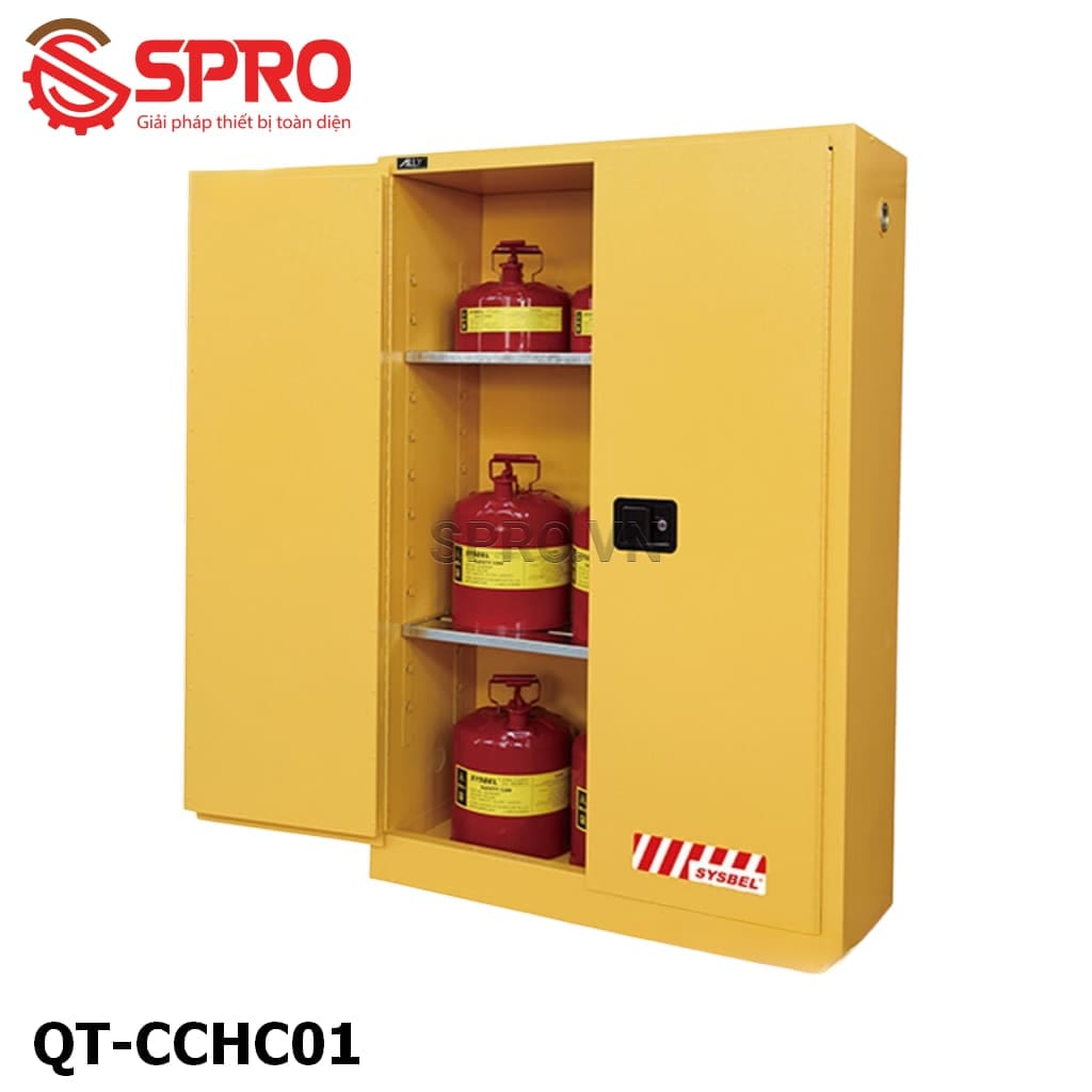 tủ chống cháy đựng hoá chất ally qt-cchc01