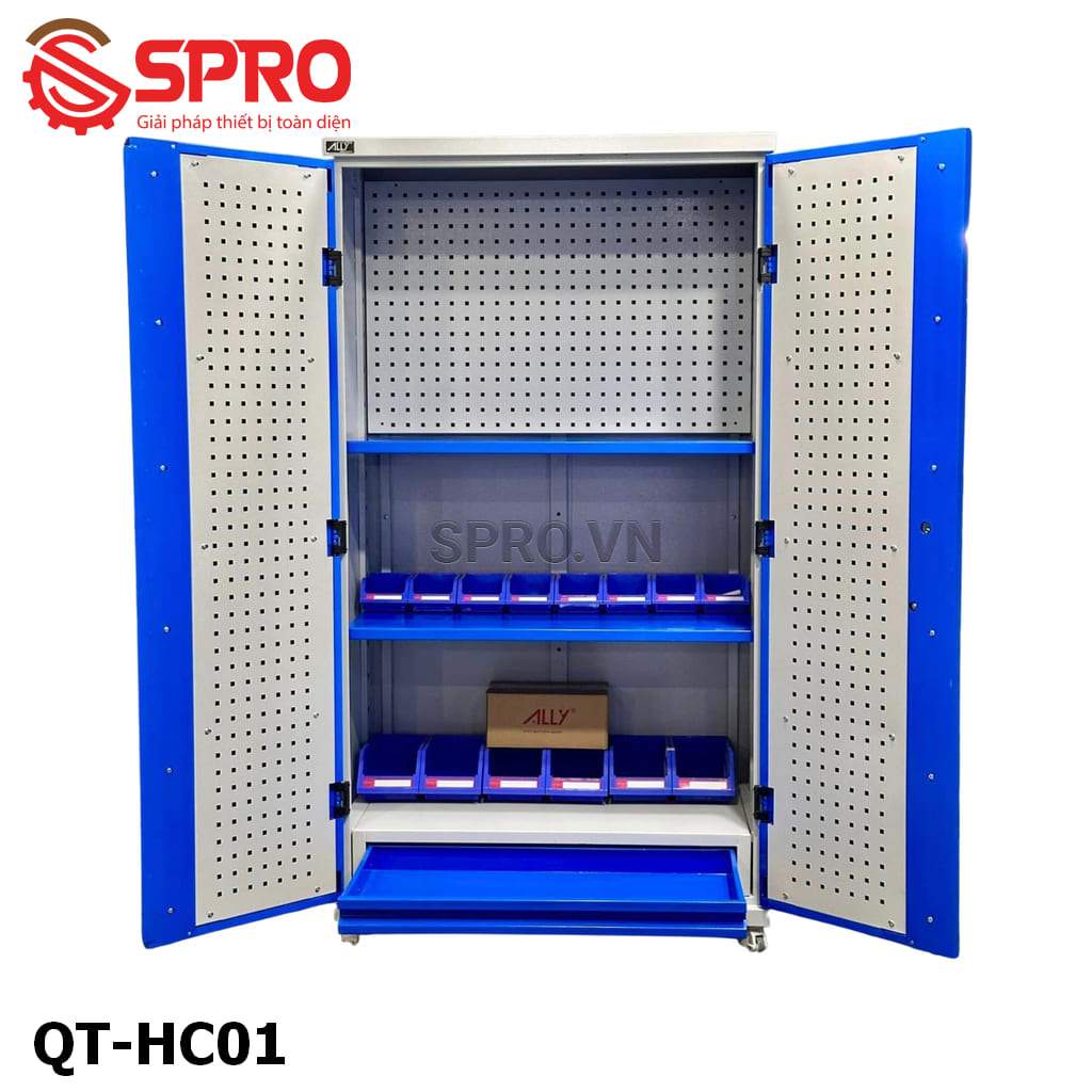 tủ đựng đồ nghề 2 cánh ally qt-hc01