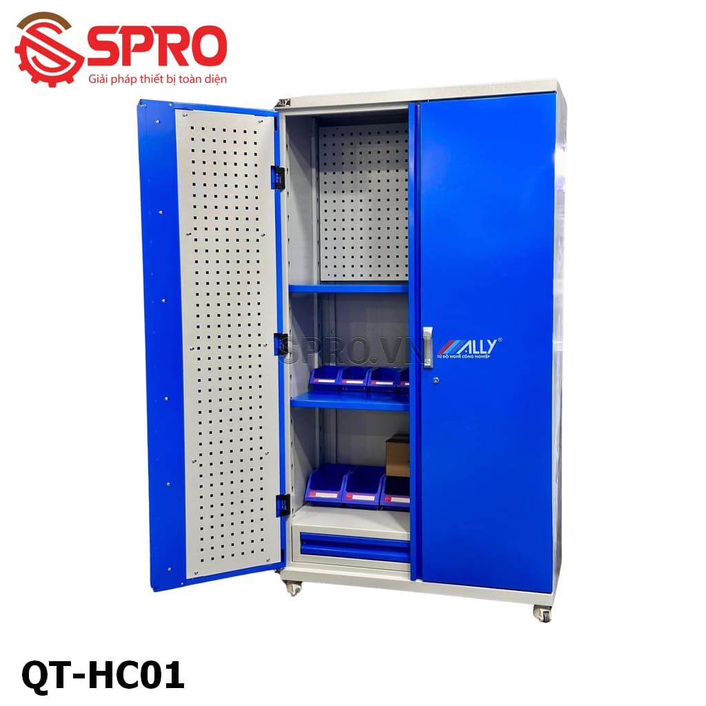 tủ đựng đồ nghề 2 cánh ally qt-hc01