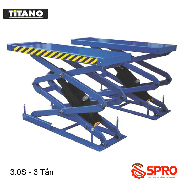 cầu nâng cắt kéo titano 3.0s