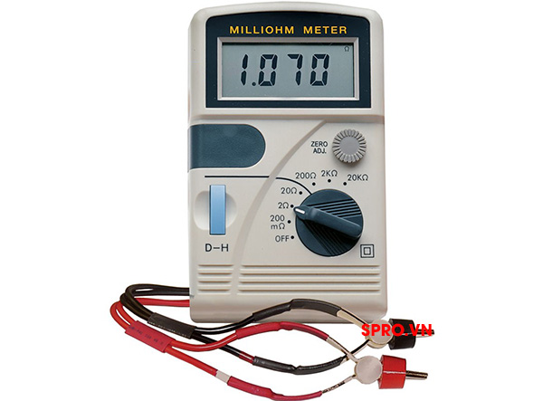 đồng hồ đo điện trở thấp milliohm meter tenmars tm-508a