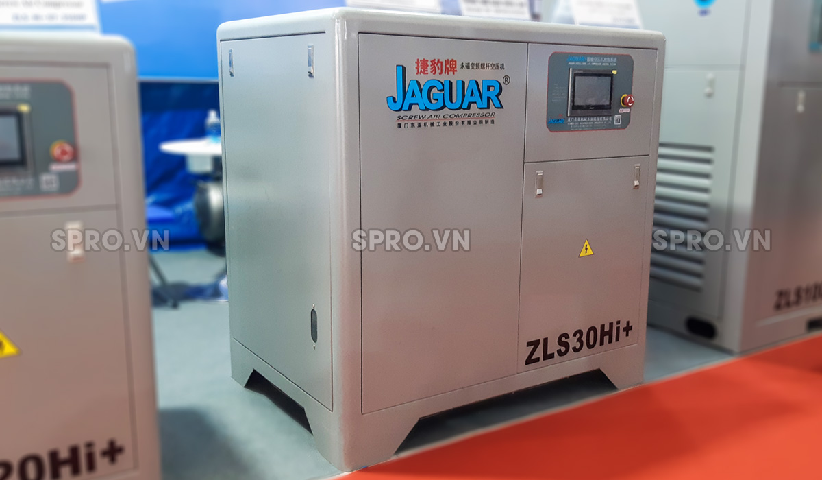 máy nén khí trục vít biến tần tiết kiệm điện 30hp jaguar zls30hi+ 22kw tiết kiệm điện