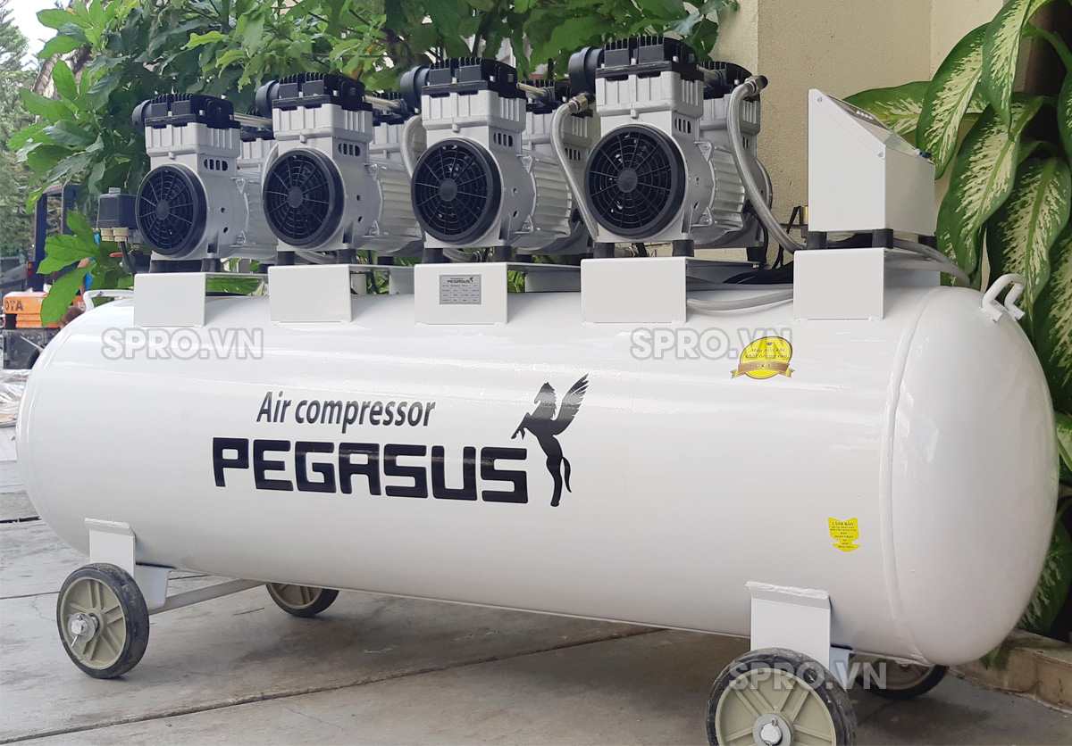 Máy bơm hơi khí nén Pegasus không dầu TM-OF1100 - Dung tích 3300L