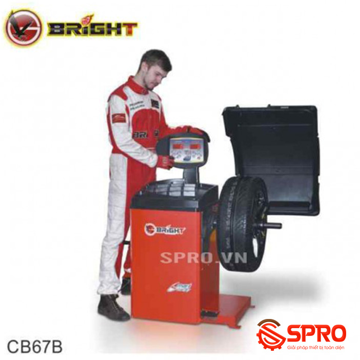Máy cân bằng lốp ô tô Bright CB67B