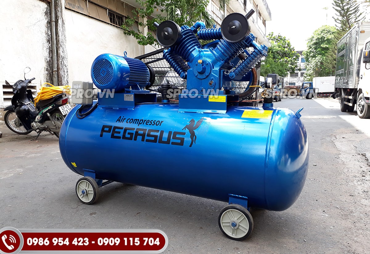 ​máy khí nén, bình bơm hơi pegasus dùng cho ngành chế tạo cơ khí