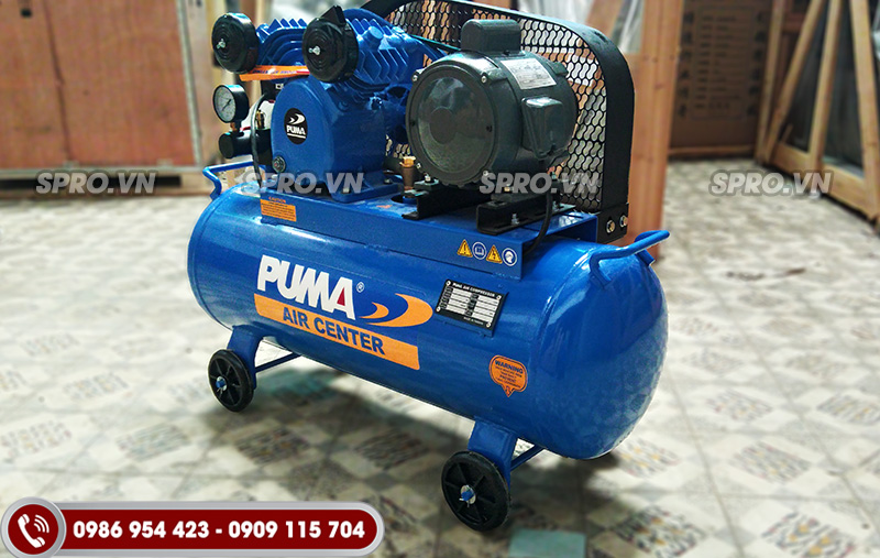 máy nén khí piston 1/2hp 1 cấp puma pk0260 - dung tích 60l