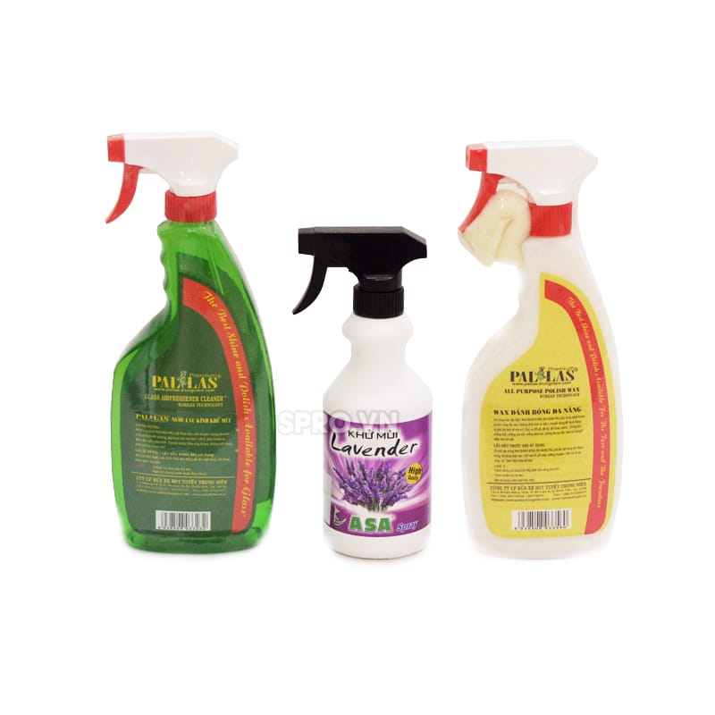 Combo 3 chai dung dịch rửa kính, khử mùi, đánh bóng lốp ô tô 4 combo chai nước rửa kính khử mùi đánh bóng lốp