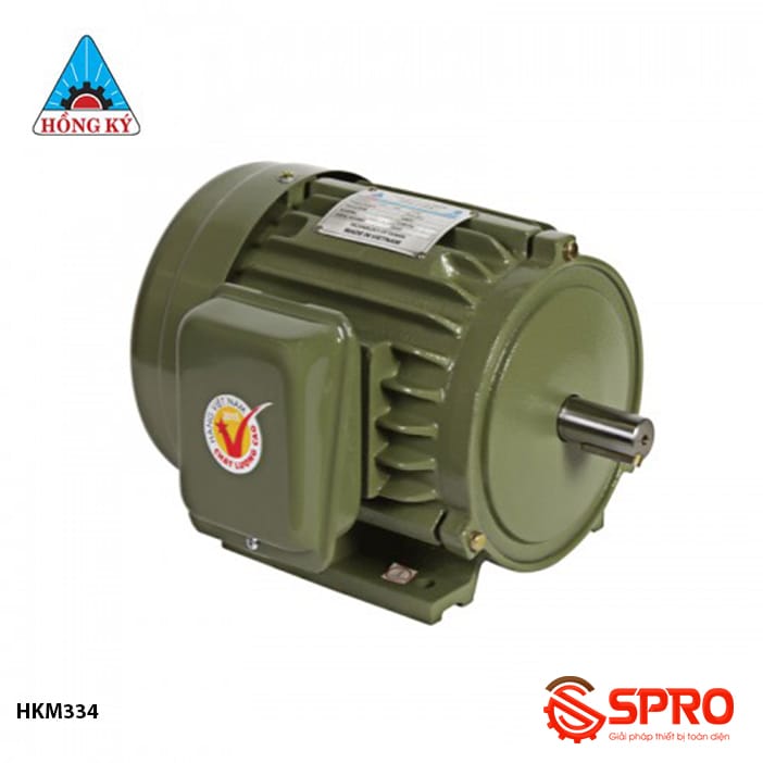 Mô tơ động cơ điện Hồng Ký HKM334 3 pha công suất 3HP 4 mô tơ động cơ điện