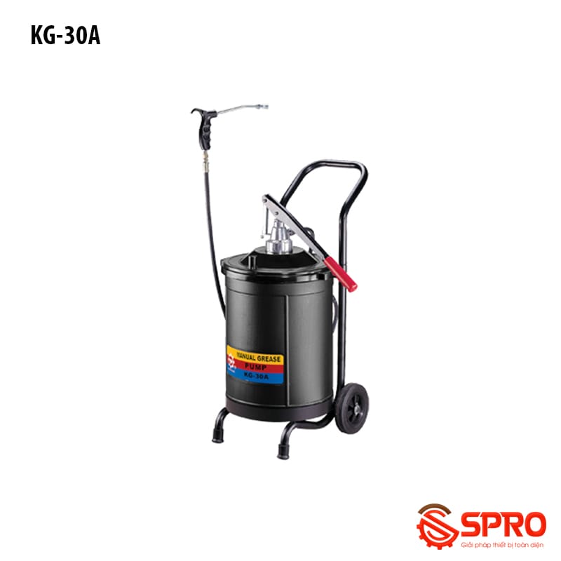 Máy bơm mỡ bằng tay KG-30A - Dung lượng 30L 1 máy bơm mỡ
