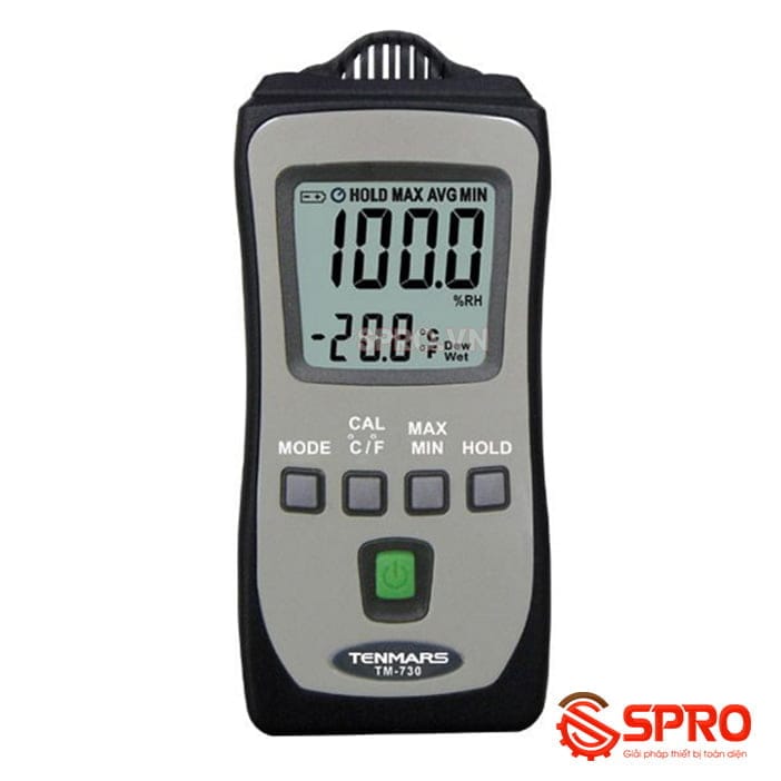 Máy đo nhiệt độ độ ẩm Tenmars bỏ túi TM-730 1 máy đo nhiệt độ độ ẩm