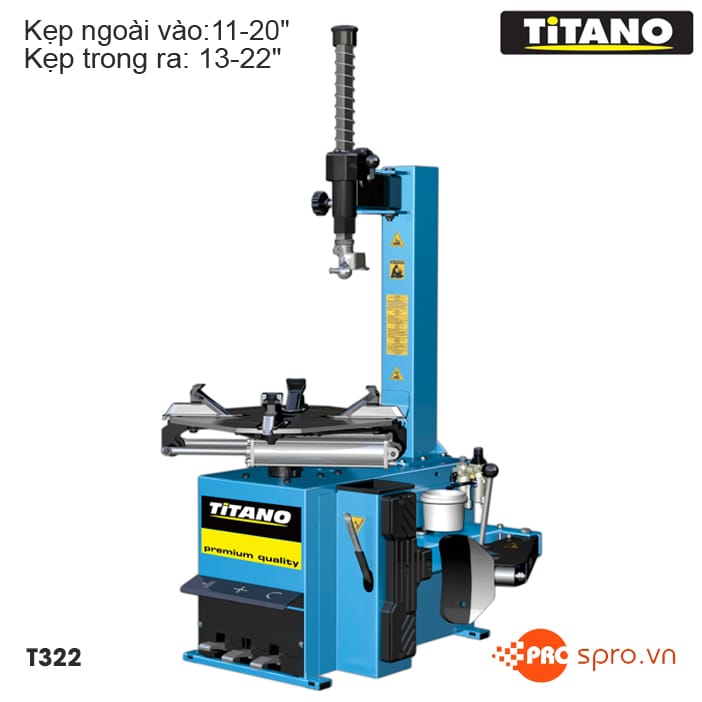 máy ra vào vỏ titano
