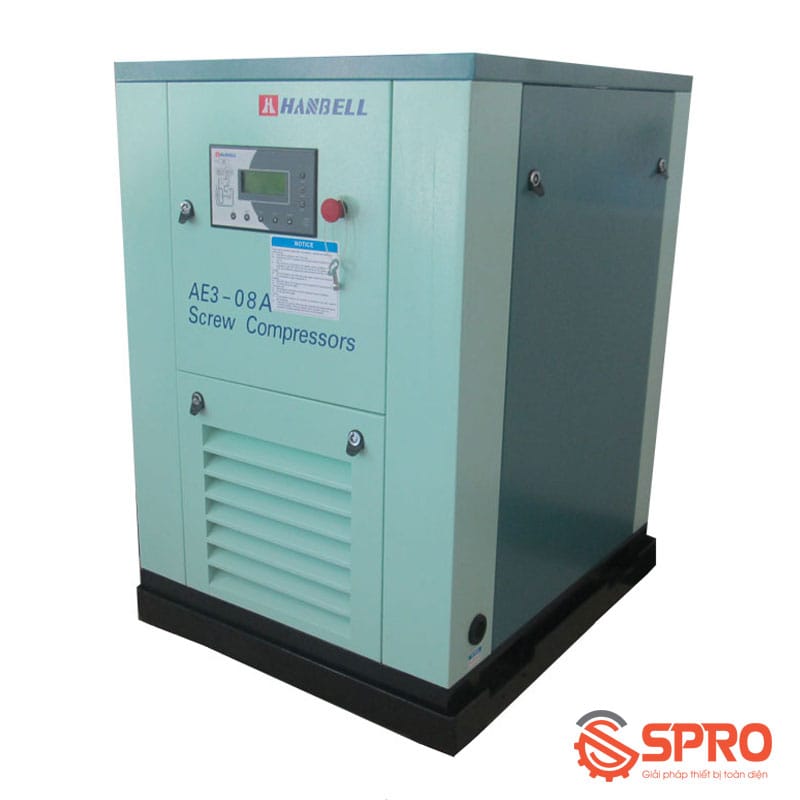 Máy nén khí trục vít Hanbell AE3-08A 7,5Kw (10Hp) 1 máy nén khí trục vít