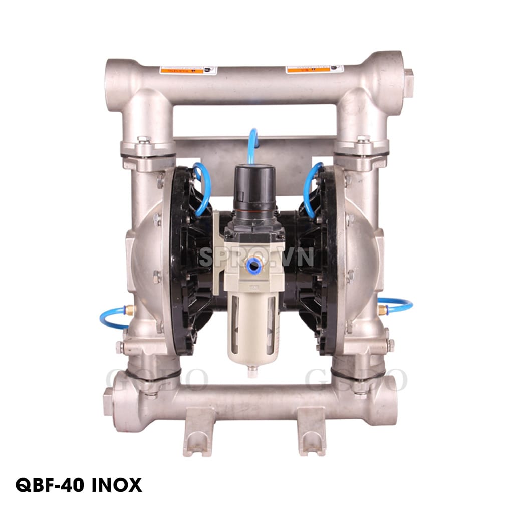 Bơm Bột GODO QBF-40 Inox 304 - Màng PTFE 10 Bơm Bột GODO QBF-40 Inox 304 - Màng PTFE