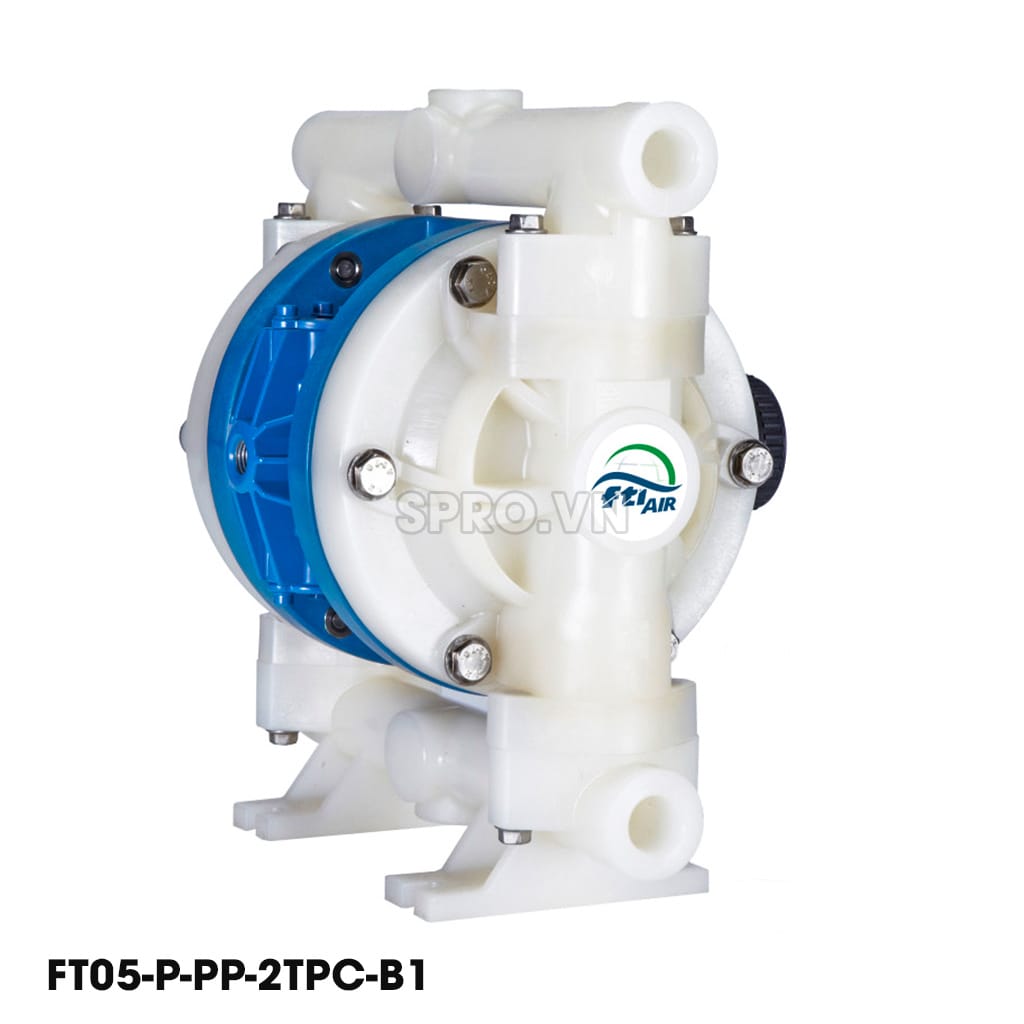Bơm màng khí nén FTI 1/2'' FT05-P-PP-2TPC-B1 13 bơm màng khí nén