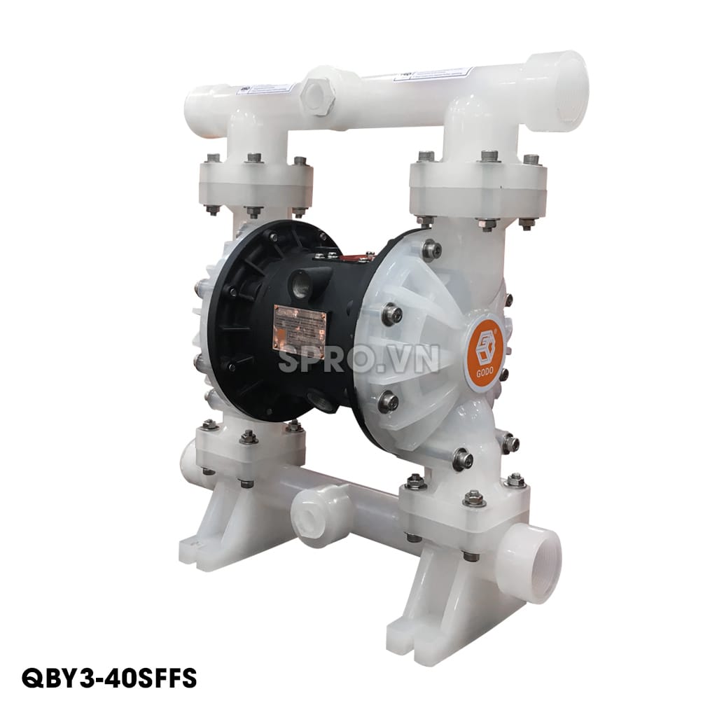 Máy Bơm Màng Khí Nén GODO QBY3-40SFFS 1-1/2 inch 16 Máy Bơm Màng Khí Nén GODO QBY3-40SFFS 1-1/2 inch