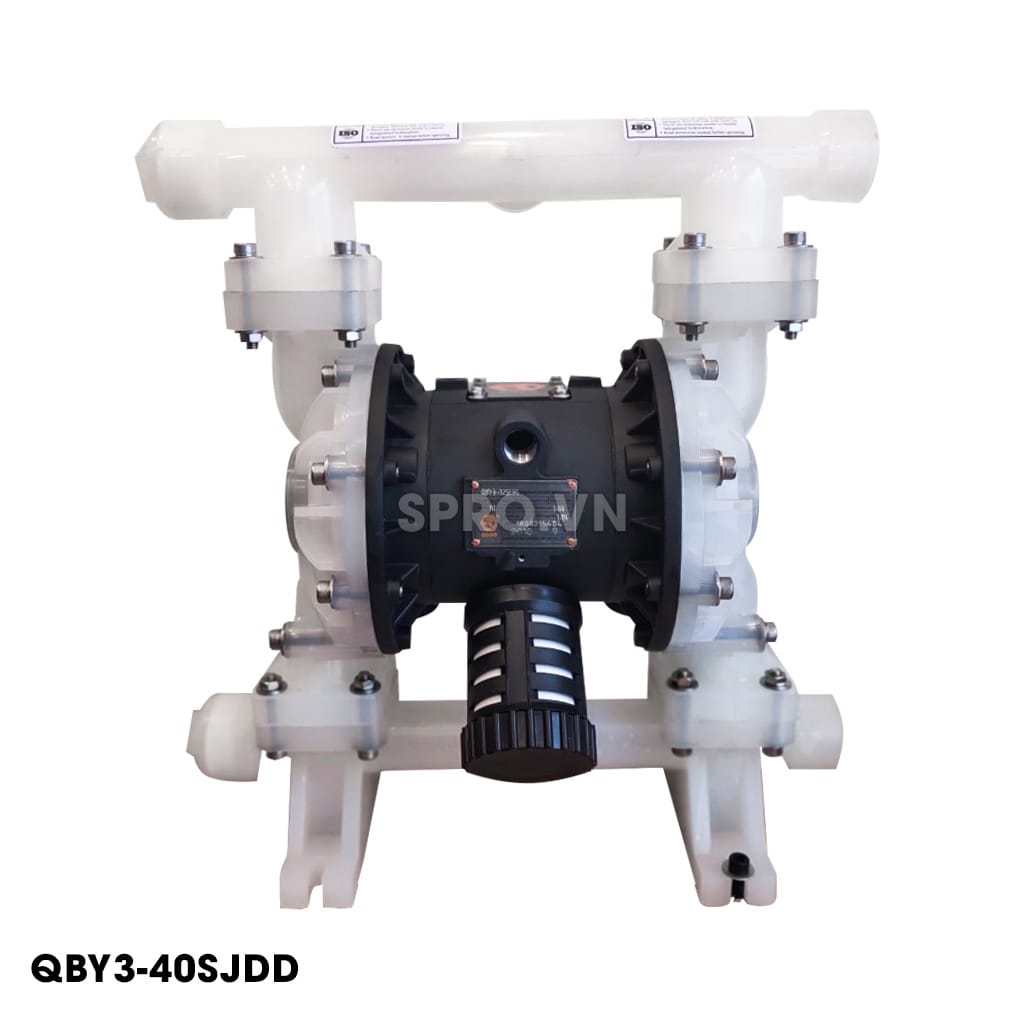 Bơm Màng Khí Nén GODO QBY3-40SJDD 1-1/2 Inch 1 Bơm Màng Khí Nén GODO QBY3-40SJDD 1-1/2 Inch