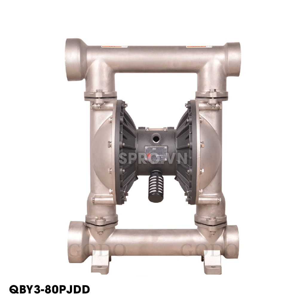 Bơm Màng Khí Nén GODO QBY3-80PJDD 3 Inch 7 Bơm Màng Khí Nén GODO QBY3-80PJDD 3 Inch