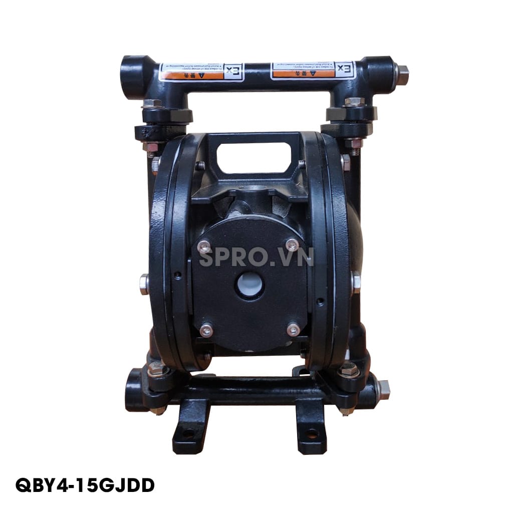 Bơm Màng Khí Nén GODO QBY4-15GJDD 1/2 inch 7 Máy bơm màng khí nén chính hãng được nhập khẩu