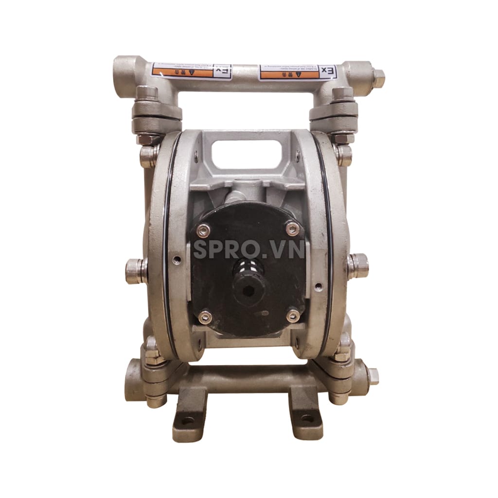 Bơm Màng Khí Nén GODO QBY4-10 Inox 316 - Màng Cao Su 7 Bơm Màng Khí Nén GODO QBY4-10 Inox 316 - Màng Cao Su