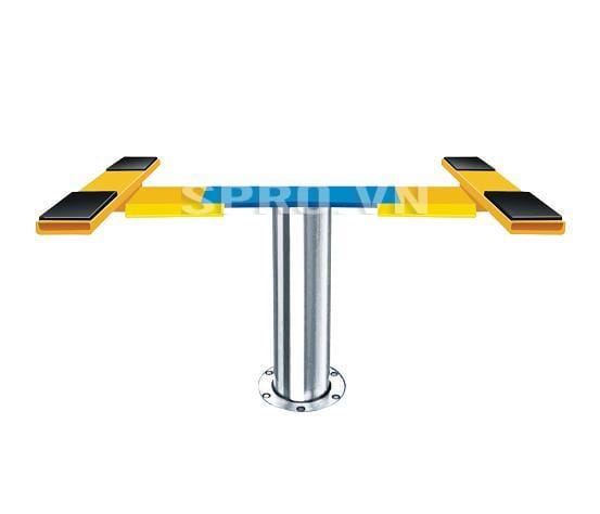 Cầu nâng 1 trụ rửa xe ô tô - du lịch chữ H PL-H101 1 cau nang 1 tru rua xe chu h