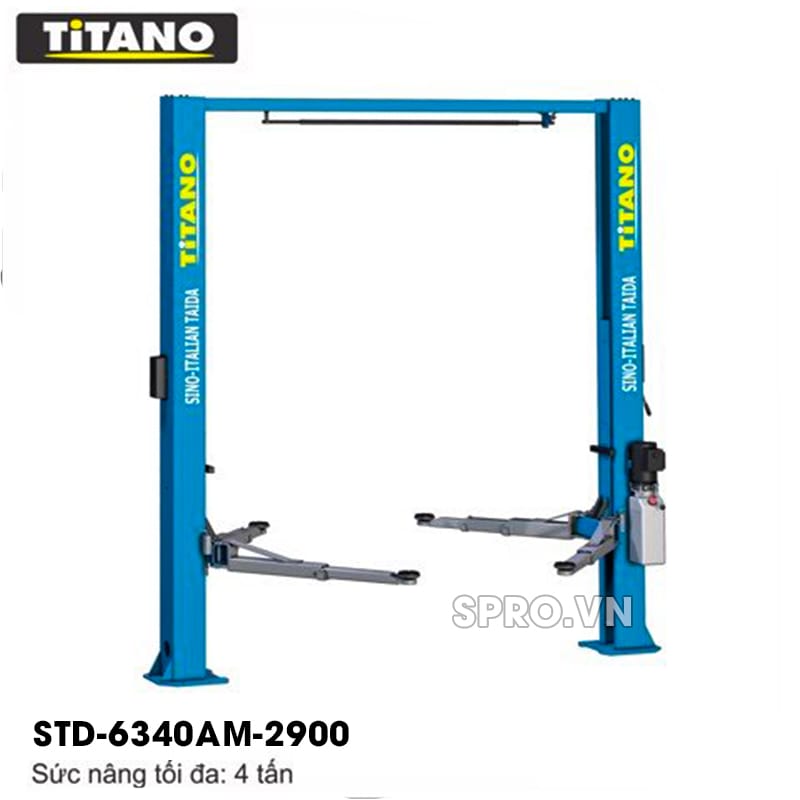 cầu nâng 2 trụ giằng dưới std-6340am-2900