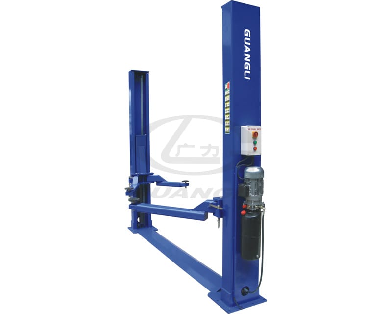 Cầu nâng 2 trụ giằng dưới Guangli GL-3.2-2E - Bảo hành 1 năm 4 cầu nâng 2 trụ