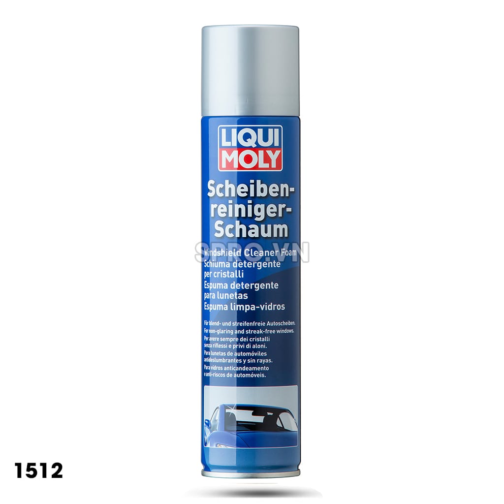 Dung dịch vệ sinh kính dạng bọt Liqui Moly 1512 300ml 4 chai xịt vệ sinh kính