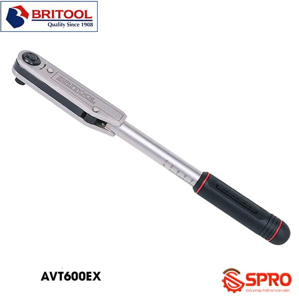 Cờ lê cân lực 3/8" Britool AVT600EX,12-68 Nm|Cần xiết lực 1 cơ lê cân lực
