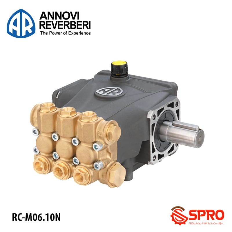Đầu bơm cao áp Ar (italy) RC-M06.10N - Lưu lượng 6 L/p 1 dau bom RC M06 10N