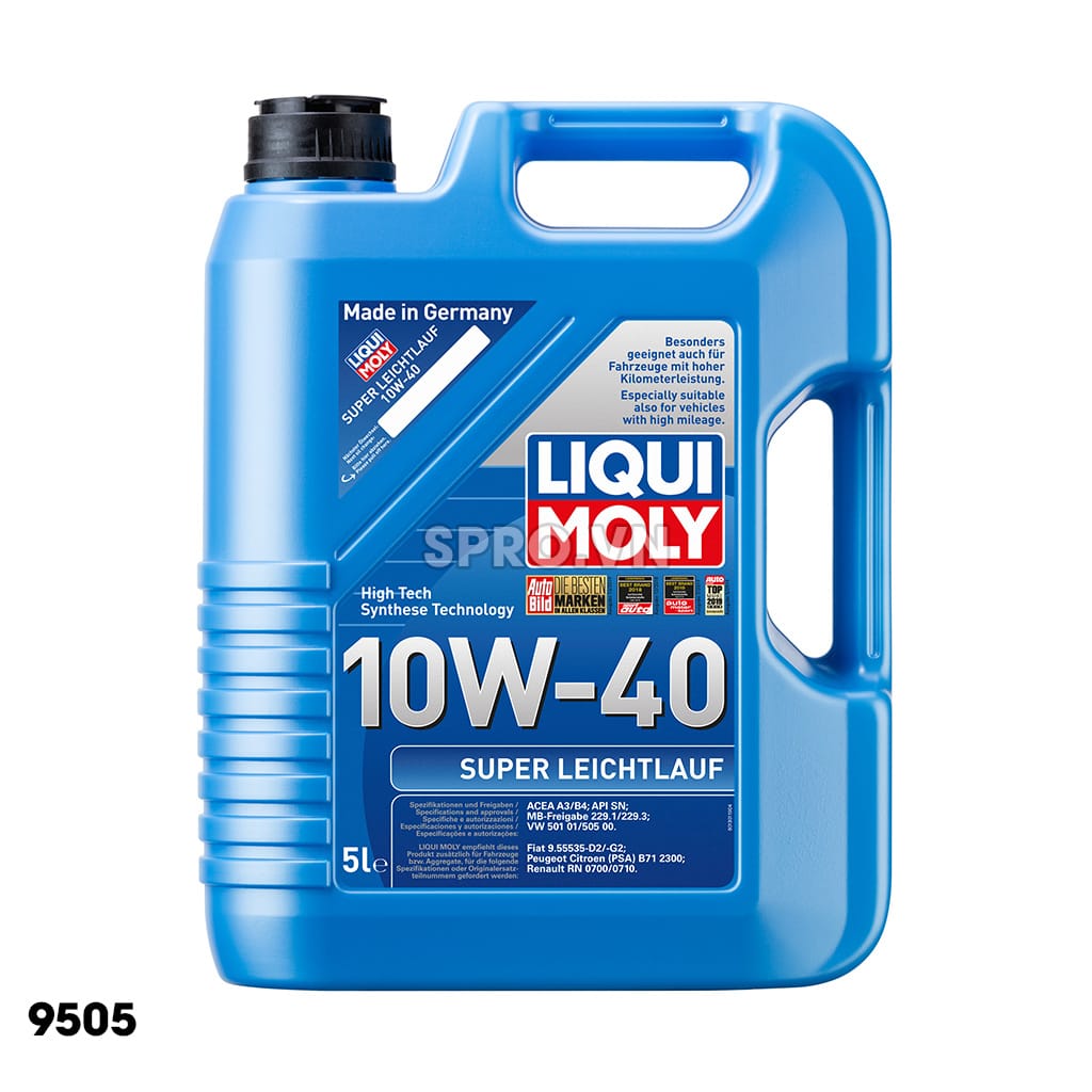 Dầu nhớt động cơ Liqui Moly 9505 Super Leichtlauf 10W40 5L 10 dầu nhớt động cơ liqui