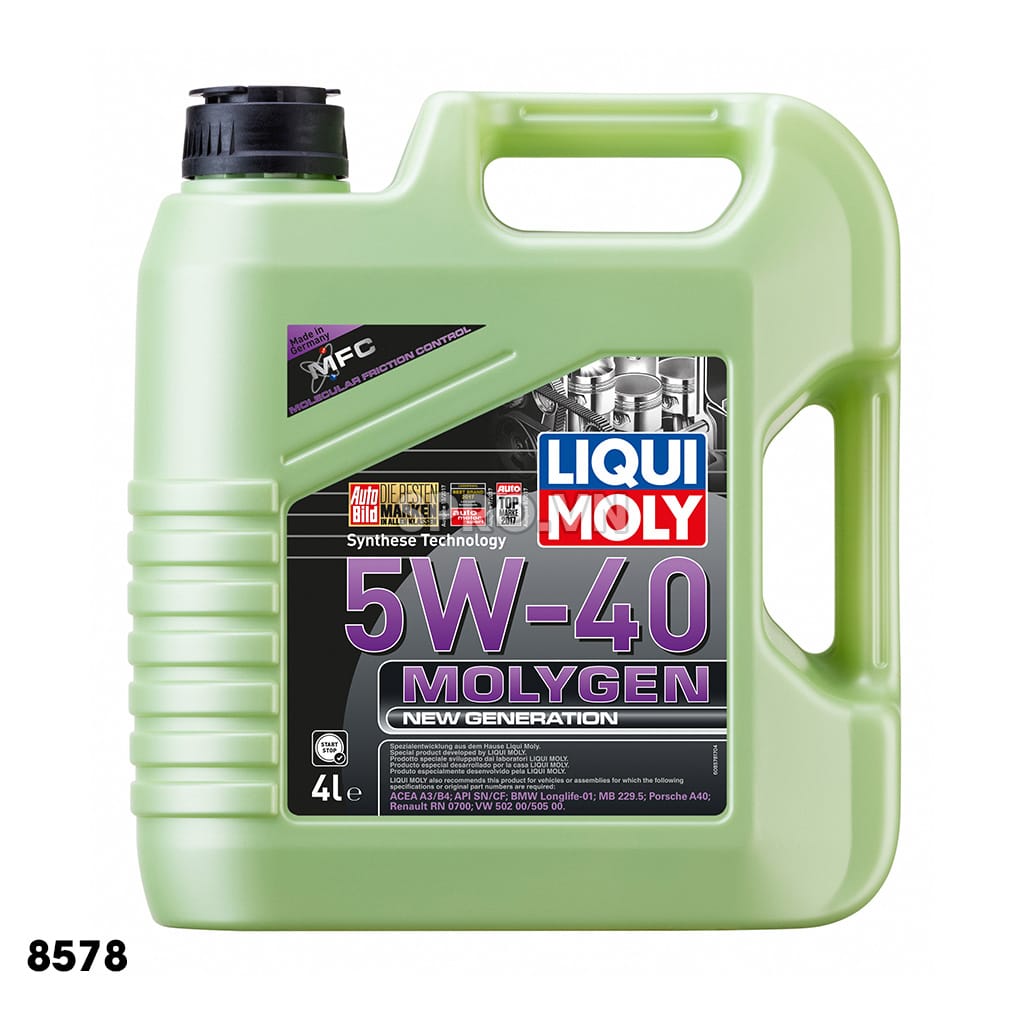Dầu nhớt động cơ Liqui Moly 8578 Molygen New Generation 5w40 4L 10 dầu nhớt động cơ ô tô