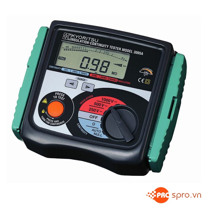 Đồng hồ đo điện trở cách điện Kyoritsu 3005A 1 đồng hộ đo điện trở
