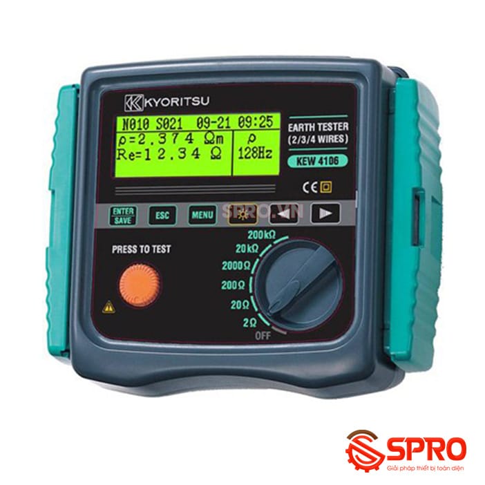 Đồng hồ đo điện trở đất - điện trở suất Kyoritsu 4106 hàng Nhật 1 đồng hồ đo điện