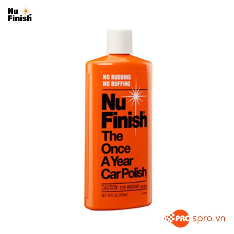 Hóa chất lau bóng và bảo vệ sơn xe NU FINISH NF-76 473ml 1 dung dich lau bong va bao ve son