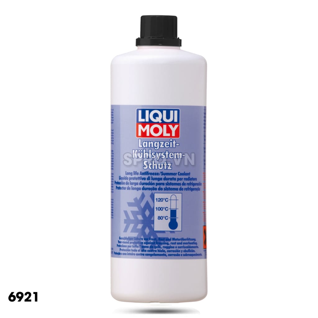 Hóa chất làm mát xanh Liqui Moly 6921 1L 1 làm sạch động cơ